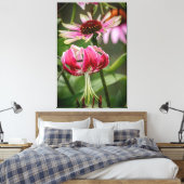 Lelie  canvas afdruk (Insitu (Slaapkamer))