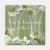 Lelie compositie magneet (Voorkant)