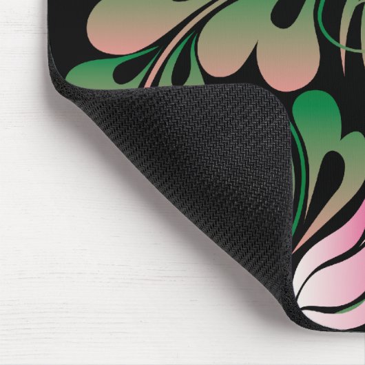 Lelie decoratief ontwerp muismat (Hoek)