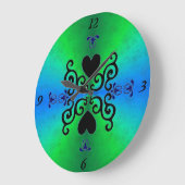 Lelie en Hart op Regenboog Grote Klok (Hoek)