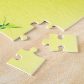 Lelie in modern geel legpuzzel (Zijkant)