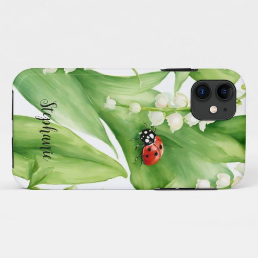 Lelie Ladybug Case-Mate iPhone Case (Achterkant (horizontaal))