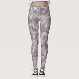 Lelie rozijn roos leggings