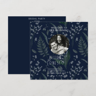 Lelie van dalvarens  || Donkerblauw fotoprogramma Programmakaart