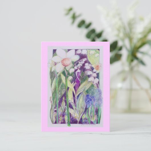 lelie van de dal briefkaart (Staand voorkant)