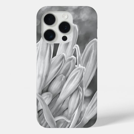 Lelie van de Nijl Close Up Black & White Case-Mate iPhone Case (Achterkant)