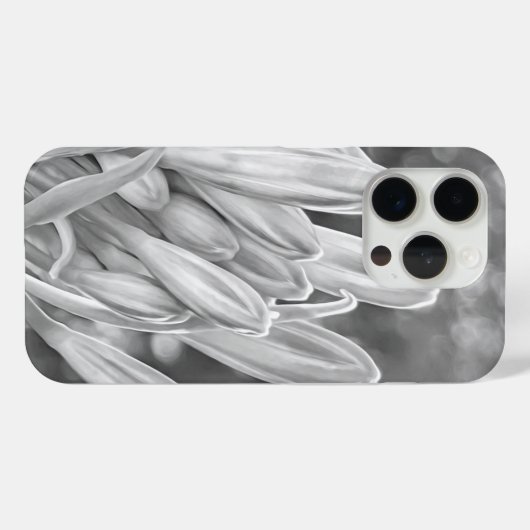 Lelie van de Nijl Close Up Black & White Case-Mate iPhone Case (Achterkant (horizontaal))