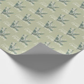 Lelie van de Vallei Bloemen Gelukkige Moederdag Cadeaupapier (Hoek)