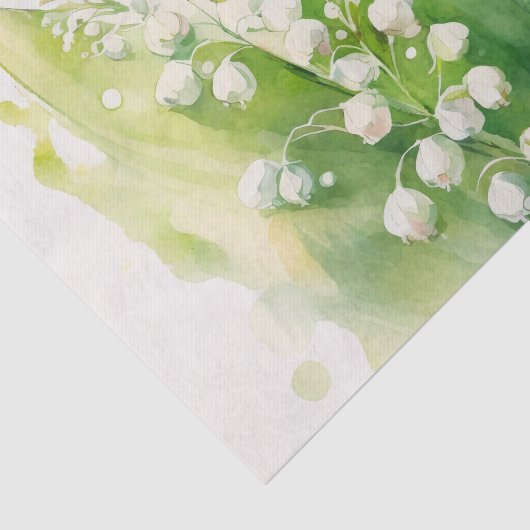 LELIE VAN DE VALLEI bloemendecoupage papier (Detail)