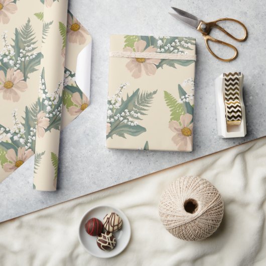 Lelie van de vallei bloementuin cadeaupapier (Crafts)