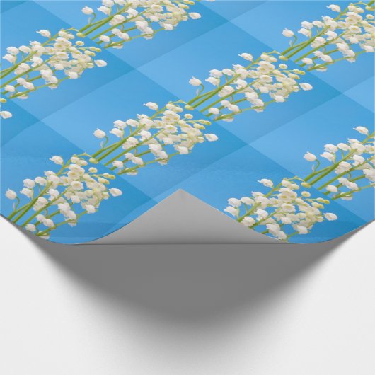 lelie van de vallei cadeaupapier (Hoek)