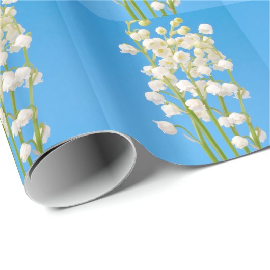 lelie van de vallei cadeaupapier (Rol Hoek)