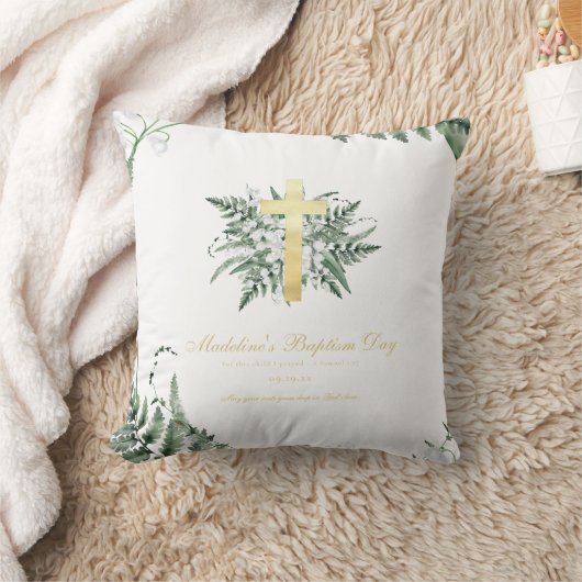 Lelie van de vallei | Doopsel doop Keepsake Kussen (Deken)