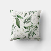 Lelie van de vallei | Doopsel doop Keepsake Kussen (Achterkant)