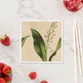 Lelie van de Vallei Ecru Napkins Servet (Insitu)