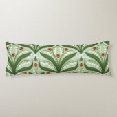 Lelie van de vallei en lieveheersbeestjes symmetri lichaamskussen (Achterkant)