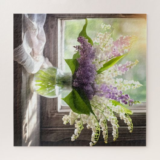 Lelie van de Vallei en Lilacs Legpuzzel (Horizontaal)