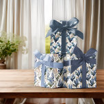 Lelie van de vallei en meidoorn bloemenpatronen inpakpapier vel<br><div class="desc">Mooie lelie van de vallei en meidoorn bloemen bloemenpatronen.</div>