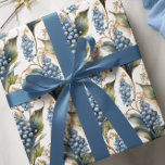 Lelie van de vallei en meidoorn bloemenpatroon cadeaupapier<br><div class="desc">Mooie lelie van de vallei en meidoornbloemen maximalistisch bloemmotief.</div>