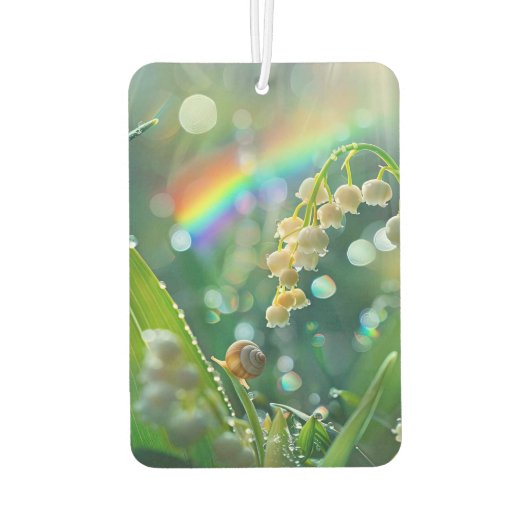 Lelie van de vallei en slak mobiele telefoon geval luchtverfrisser (Achterkant)