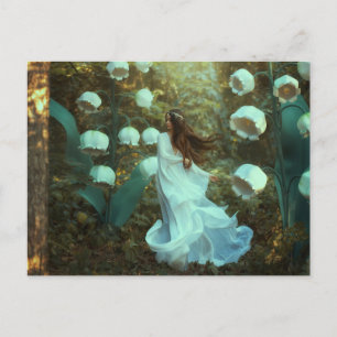 Lelie van de vallei Fairy Fantasy Forest Briefkaart