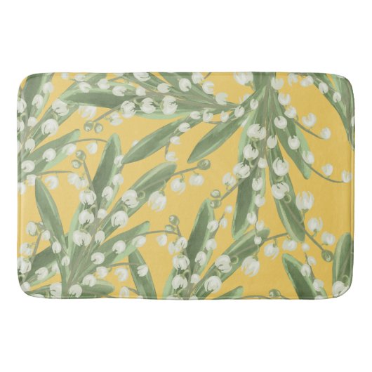Lelie van de vallei Floral Badmat (Voorkant)