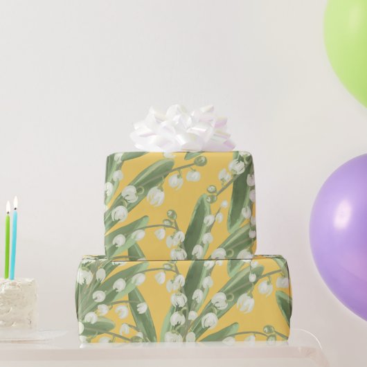 Lelie van de vallei Floral Cadeaupapier (Feestgeschenken)