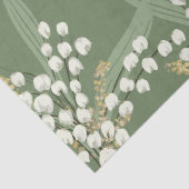 Lelie van de vallei Floral Tissuepapier (Detail)