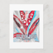 Lelie van de Vallei Geboorte Maand Bloem Aquarel Briefkaart (Voorkant)