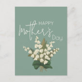 Lelie van de vallei Happy Moederdag Briefkaart (Voorkant)