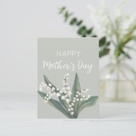 Lelie van de vallei Happy Moederdag Feestdagenkaart