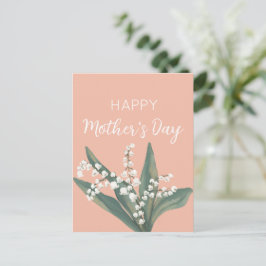 Lelie van de vallei Happy Moederdag Feestdagenkaart