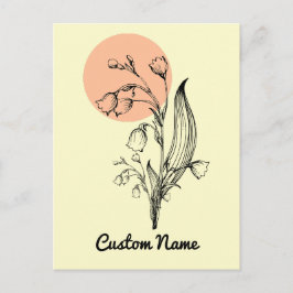 Lelie van de Vallei Mei Geboorte Maand Bloem Minim Briefkaart