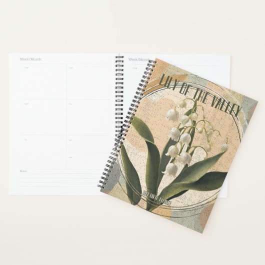 Lelie van de Vallei Mei Geboortemaand Bloem Planner (Display)