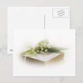 Lelie van de vallei met bijbel briefkaart (Voorkant / Achterkant)