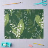 Lelie van de vallei met varens | Dark Green Tissuepapier (Craft)