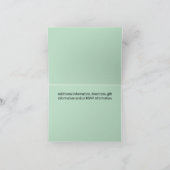 Lelie van de vallei met varens | Sage Green Custom (Binnen)