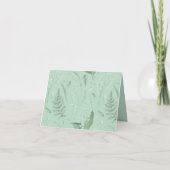 Lelie van de vallei met varens | Sage Green Custom (Achterkant)