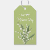 Lelie van de Vallei Moederdag Cadeaulabel (Voorkant)