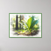 Lelie van de vallei Nationale bloem Finland | Canvas Afdruk (Voorkant)