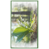 Lelie van de vallei Nationale bloem Finland groot Tafelkleed (Voorkant)