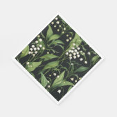 Lelie van de vallei patroon servet (Hoek)