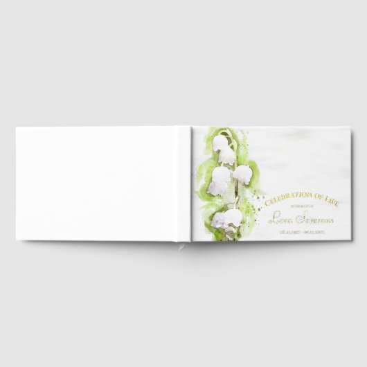 Lelie van de Vallei Viering van het Leven Memorial Gastenboek (Volledig)