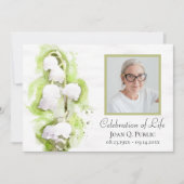 Lelie van de Vallei Waterverf Viering van het Leve Kaart (Voorkant)