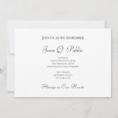 Lelie van de Vallei Waterverf Viering van het Leve Kaart (Achterkant)