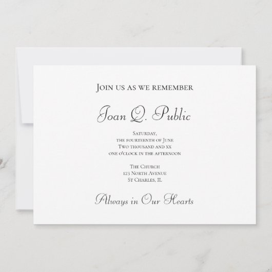 Lelie van de Vallei Waterverf Viering van het Leve Kaart (Achterkant)