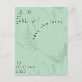 Lelie van het dal || Zachte groene foto save the d Briefkaart (Voorkant)