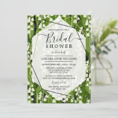 Lelie van het Valley Green Vrijgezellenfeest Kaart (Staand voorkant)