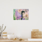 Lelie van Liefdesfee Posterprint Poster (Keuken)