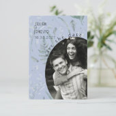 Lelie van Vallei | Periwinkle Blue - Sla de datum (Staand voorkant)